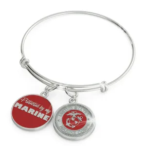 Protected by my MARINE Charm (.925 silver)