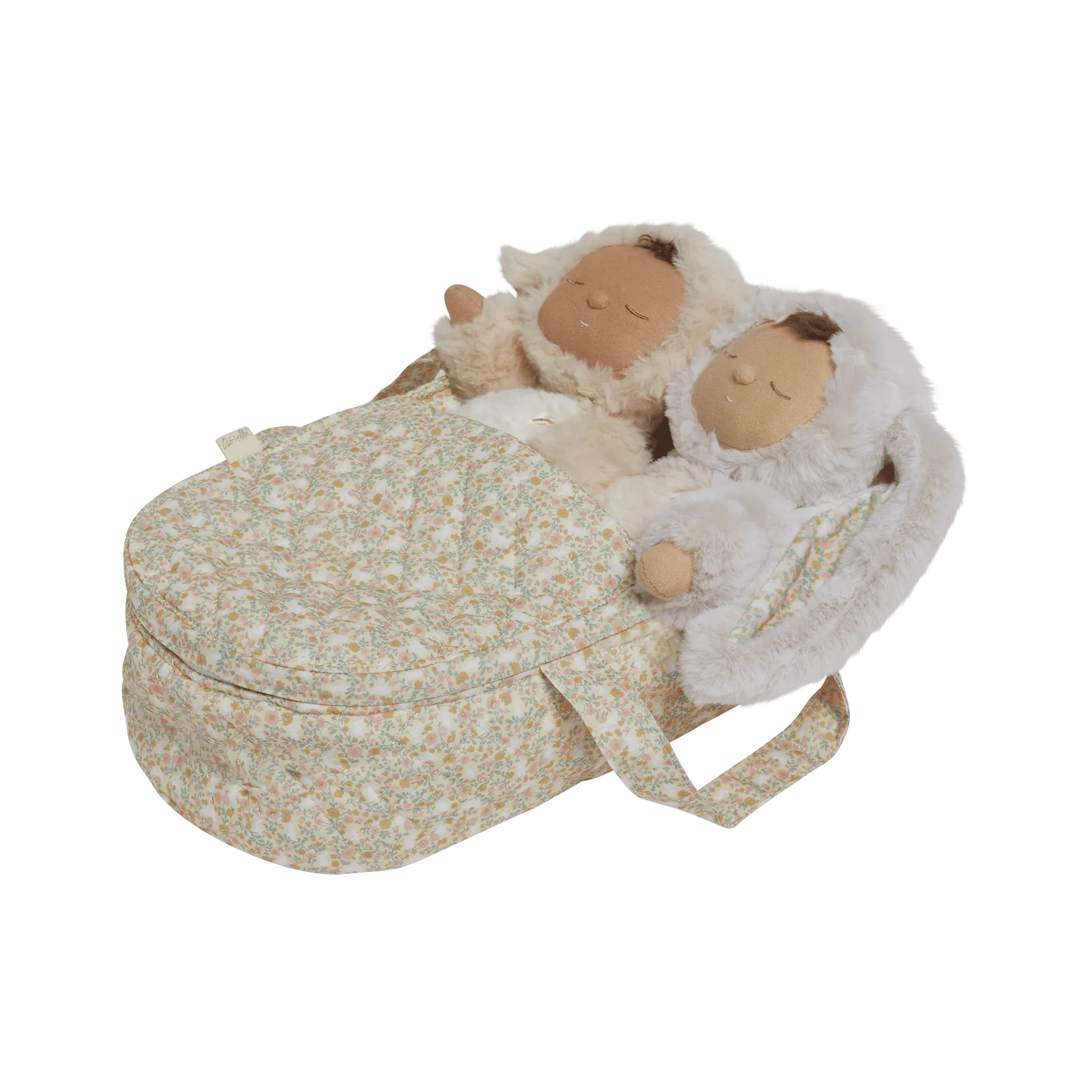 Quilted Carry Cot - Garden Floral