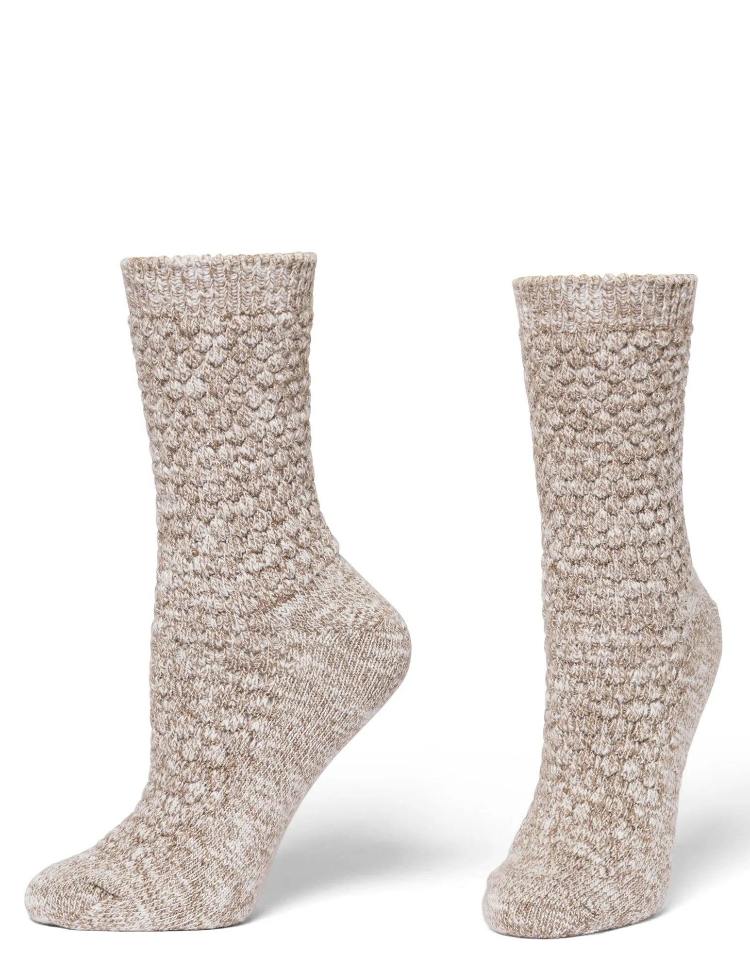 Quilted Crew Boot Sock