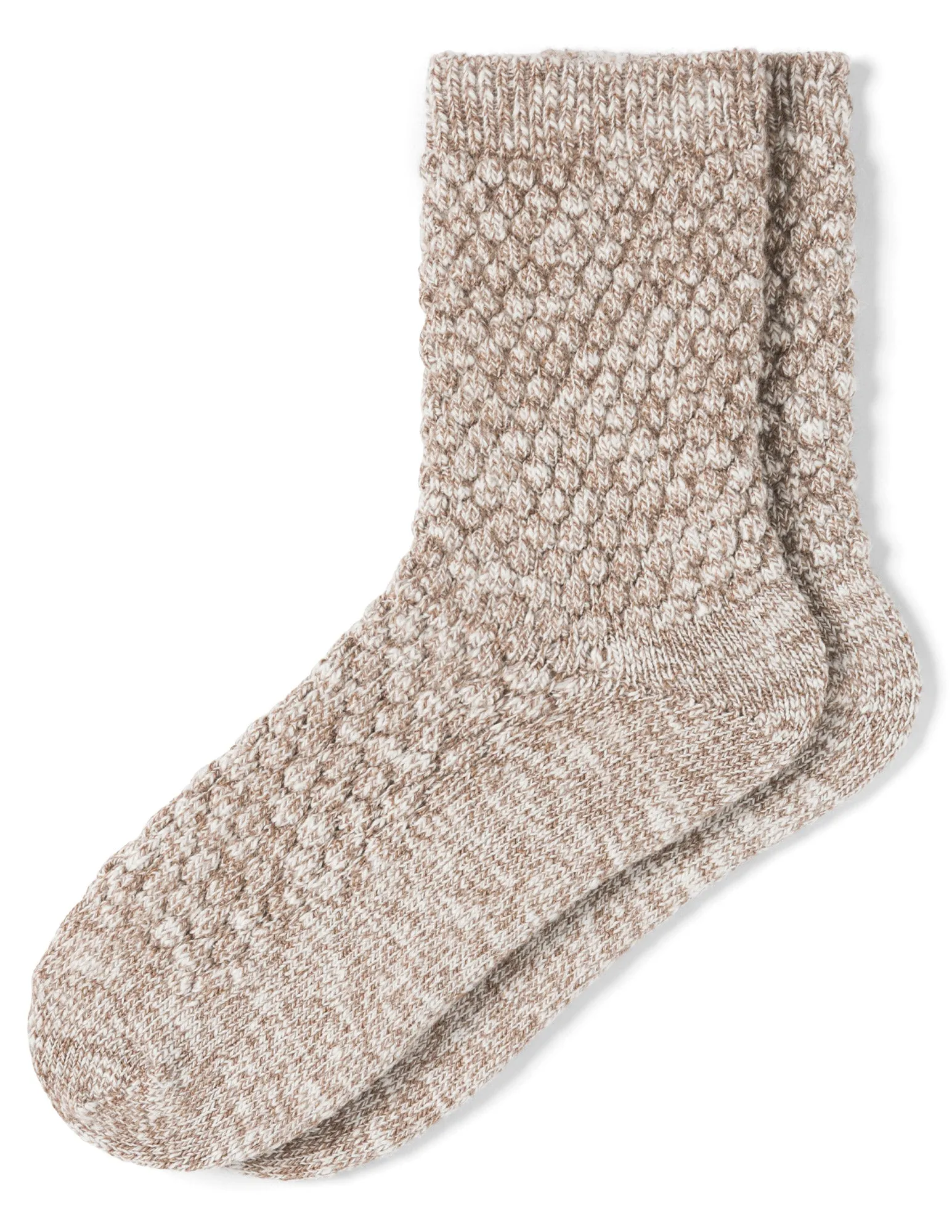 Quilted Crew Boot Sock
