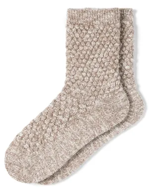 Quilted Crew Boot Sock