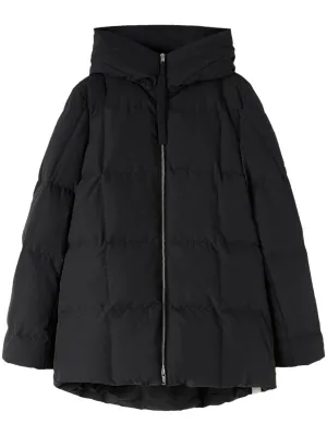 Quilted down jacket