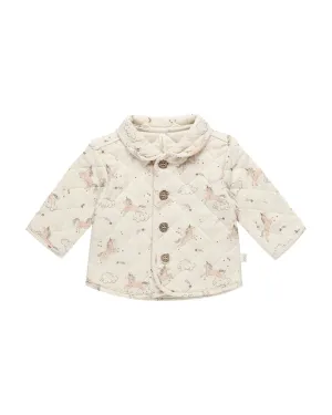 Quilted Jacket-Unicorn