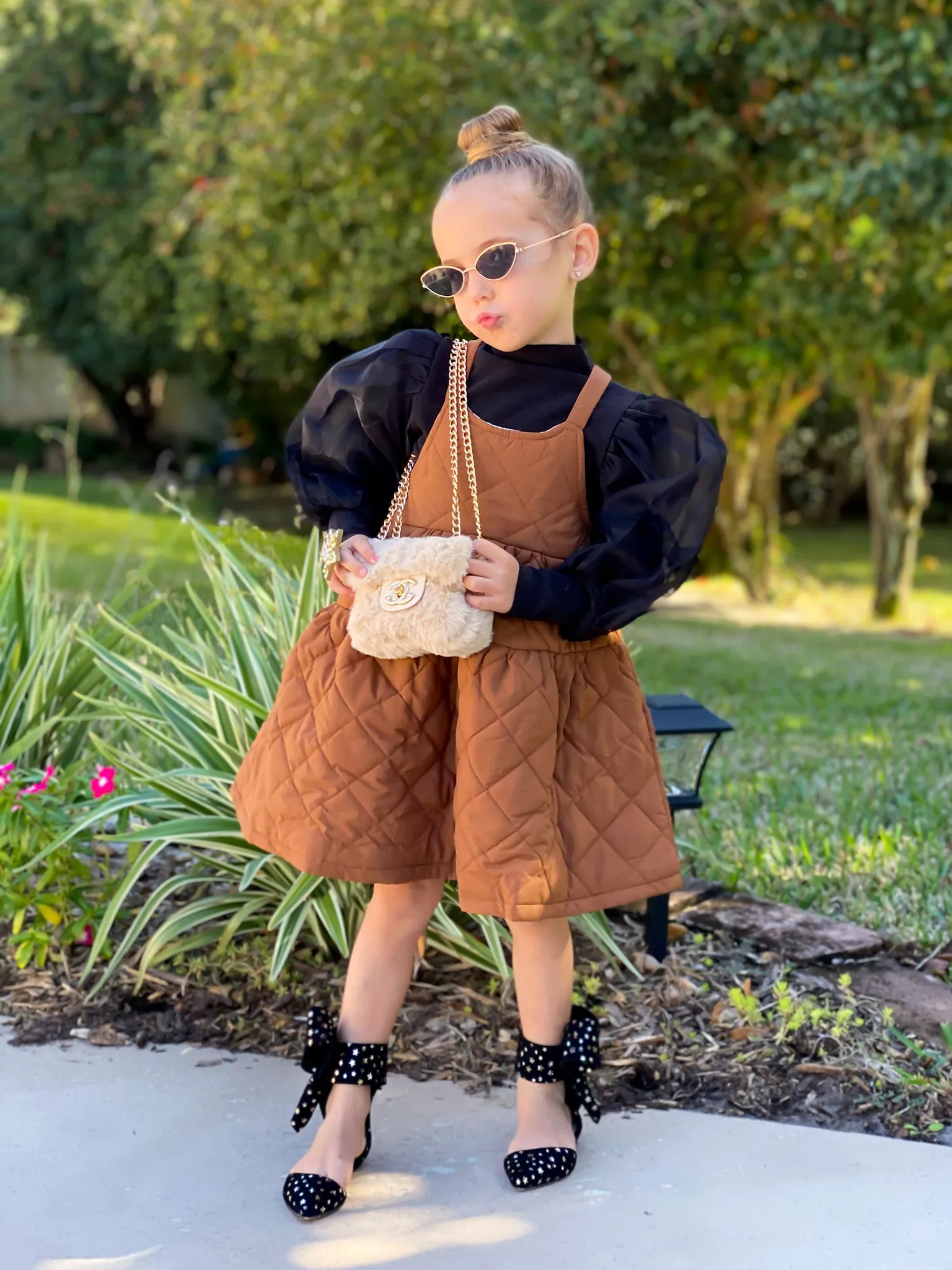 Quilted Wide Dress