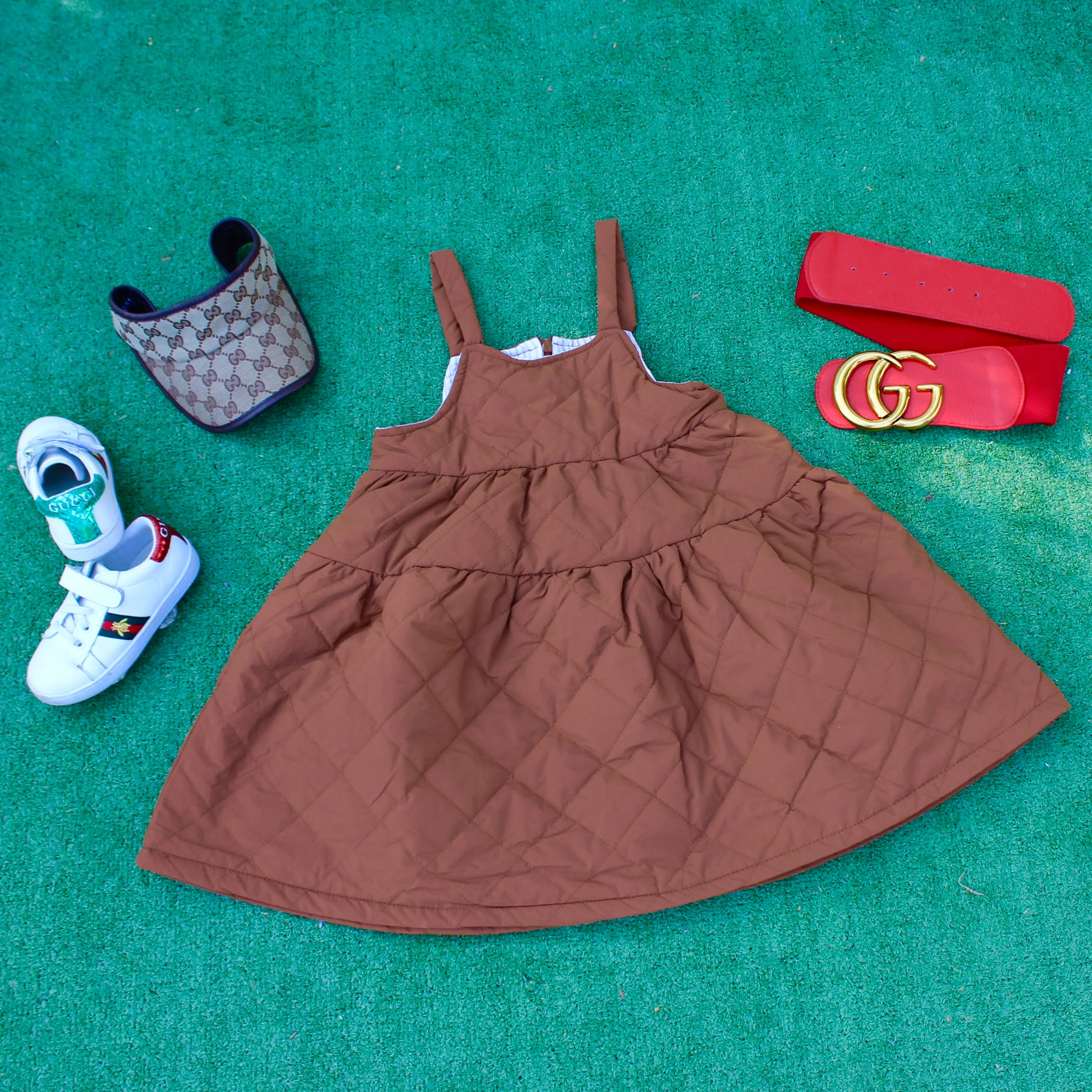 Quilted Wide Dress