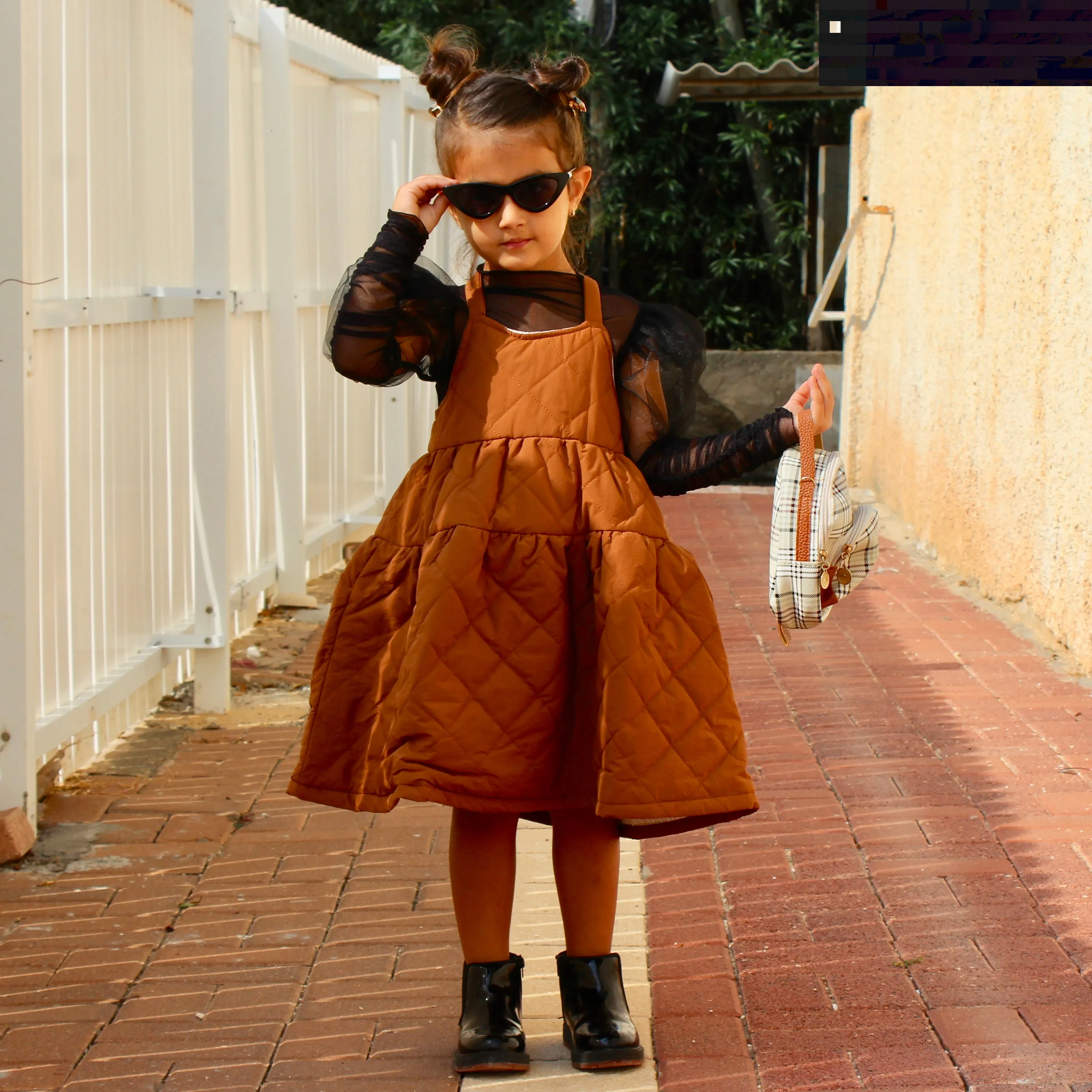 Quilted Wide Dress