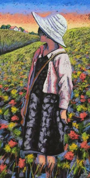 "LEAVING HOME" Original Pastel