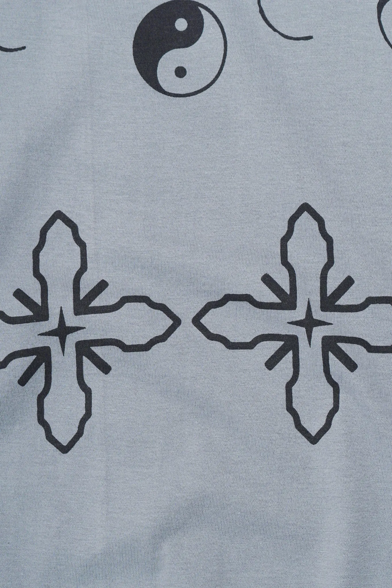 "TAKE NO SHIT, DO NO HARM" LITE TEE IN GLACIER