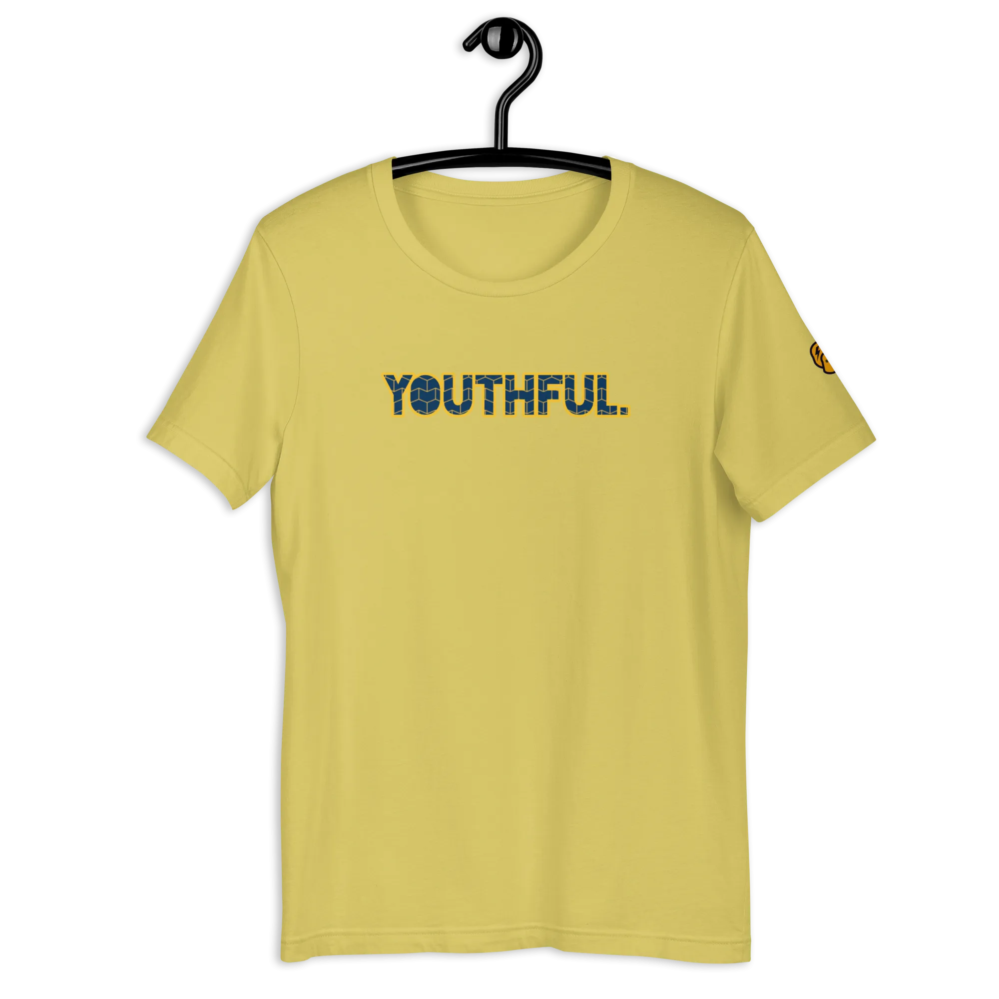 "YOUTHFUL." TEE