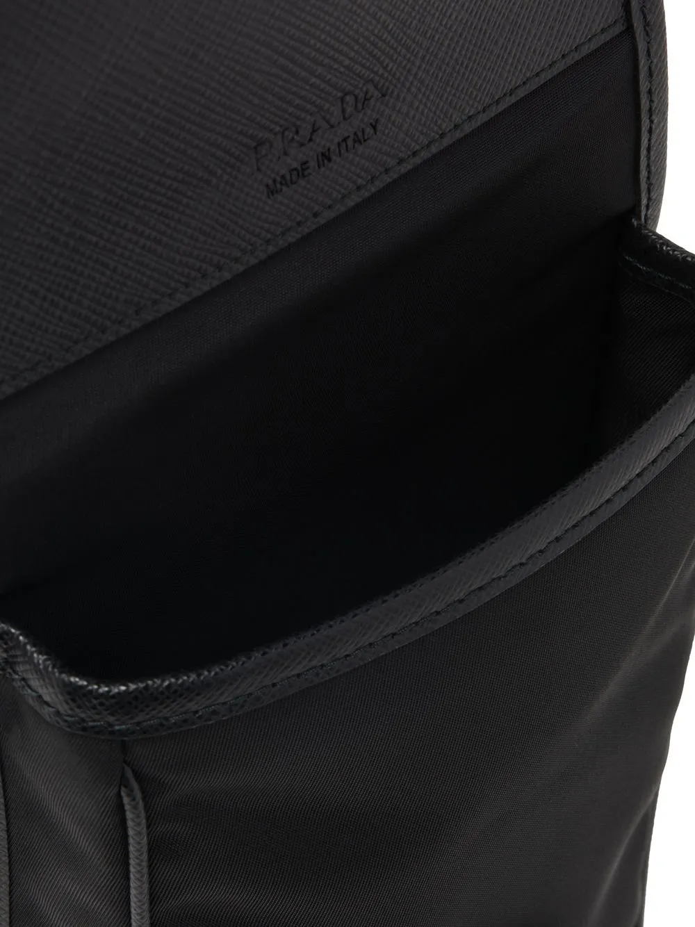 Re-nylon and leather phone holder