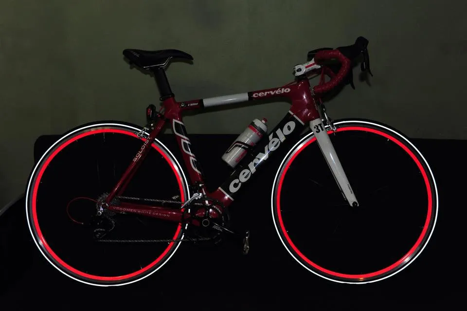 Red Reflective Wheel Stripes