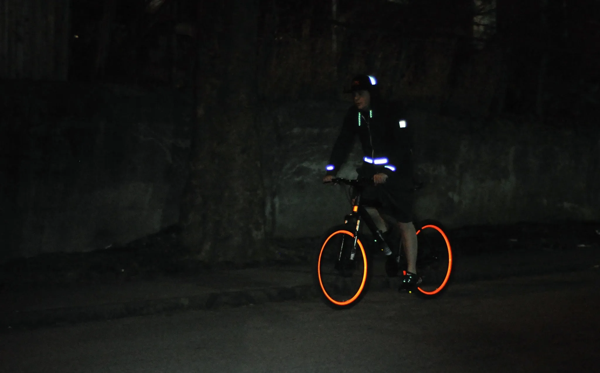 Red Reflective Wheel Stripes