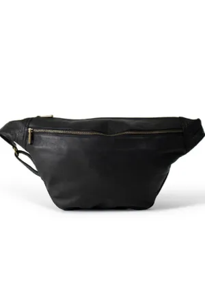 Re:Designed - Crossbody bag - Black leather - Merla Urban