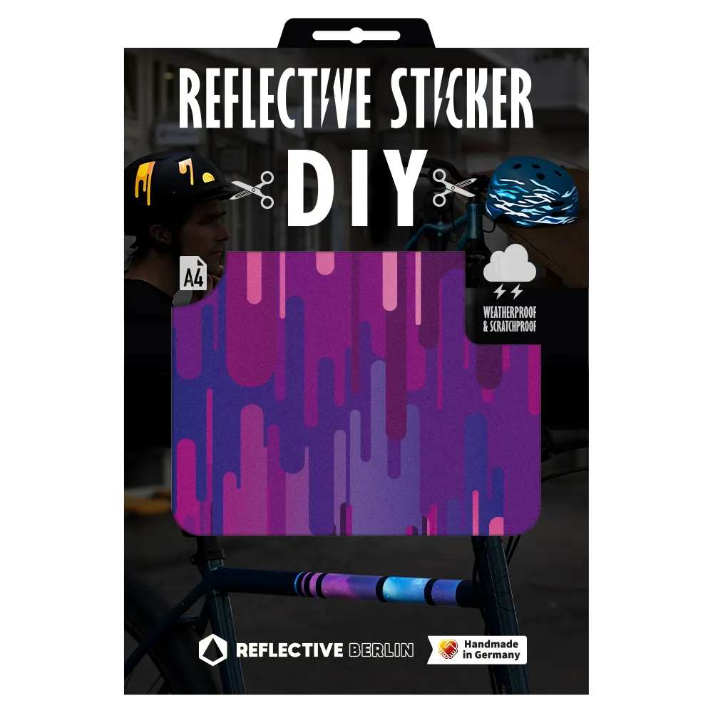 Reflective DIY Sticker: Lava