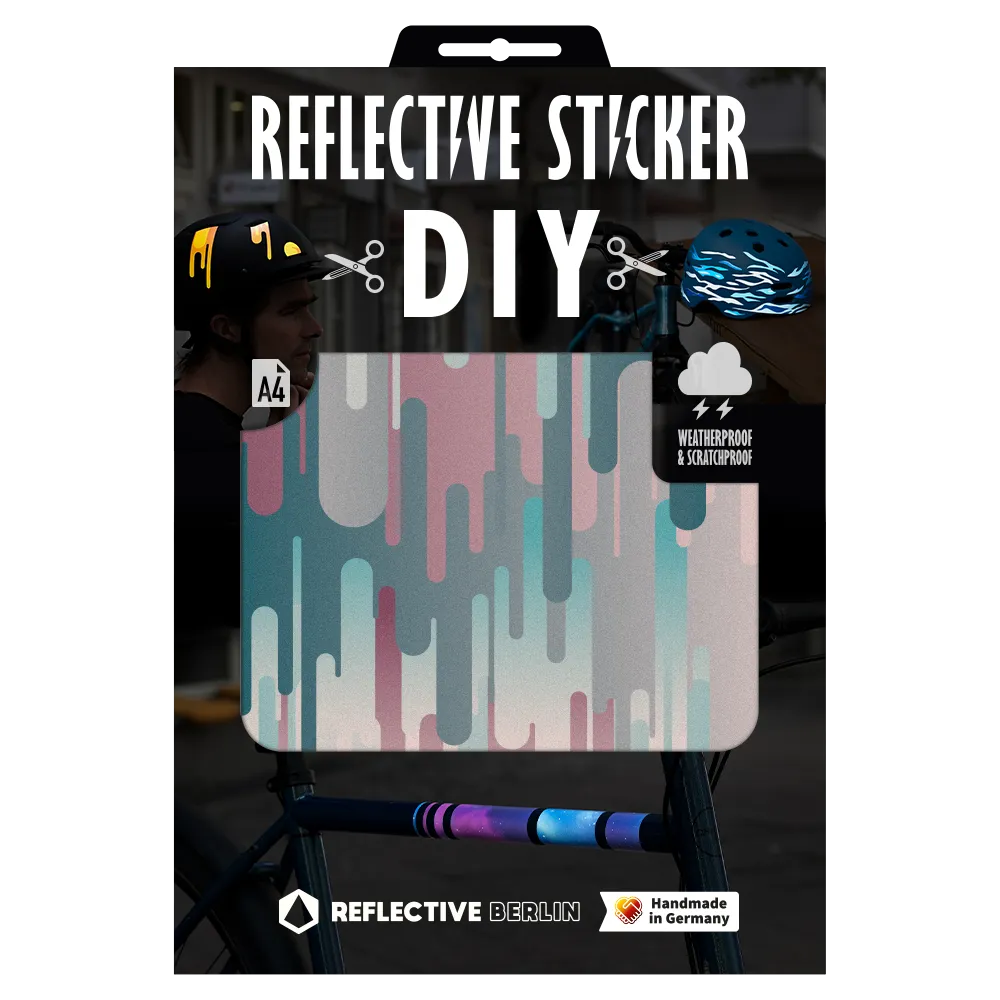 Reflective DIY Sticker: Lava