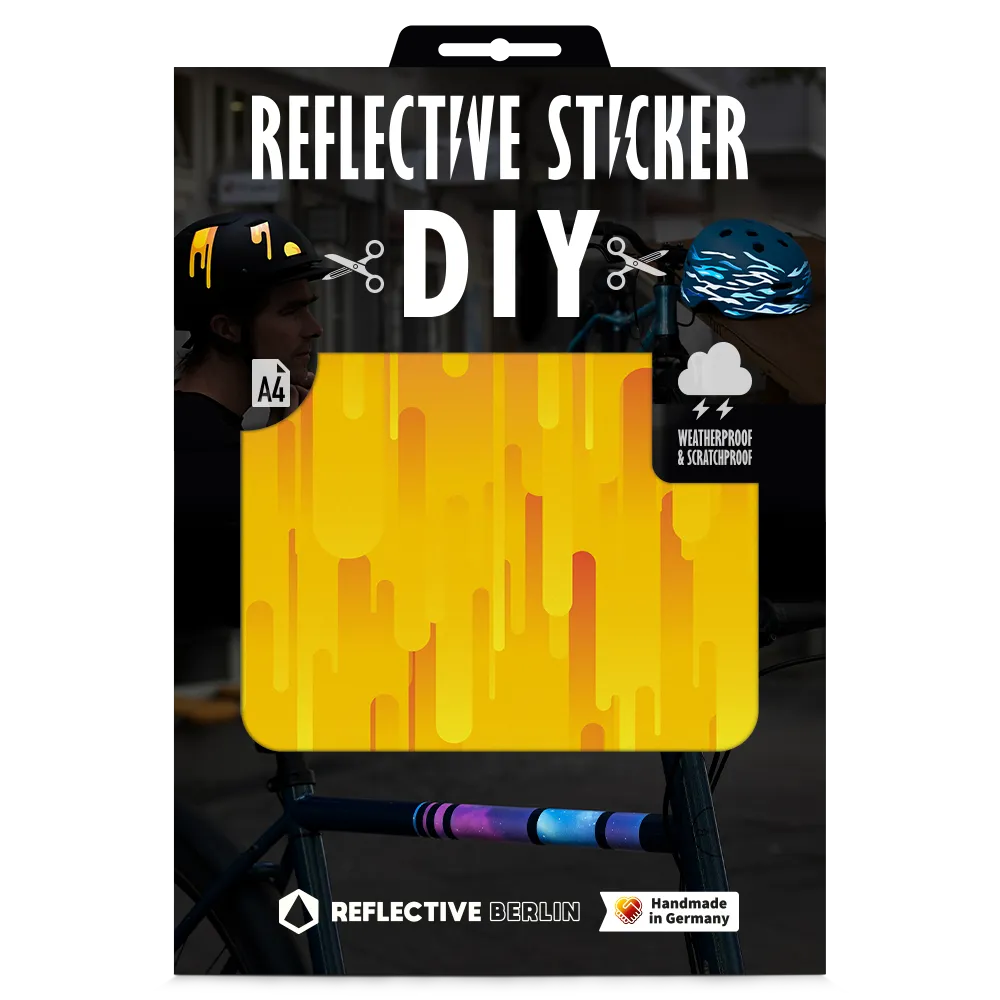 Reflective DIY Sticker: Lava