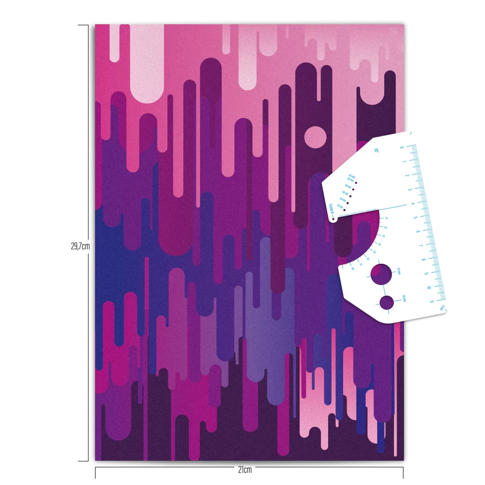 Reflective DIY Sticker: Lava