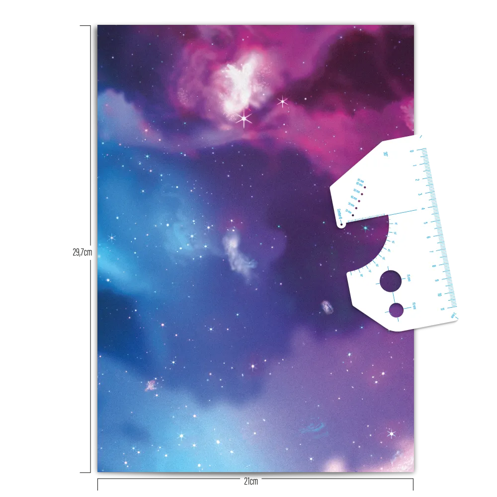 Reflective DIY Sticker: Space