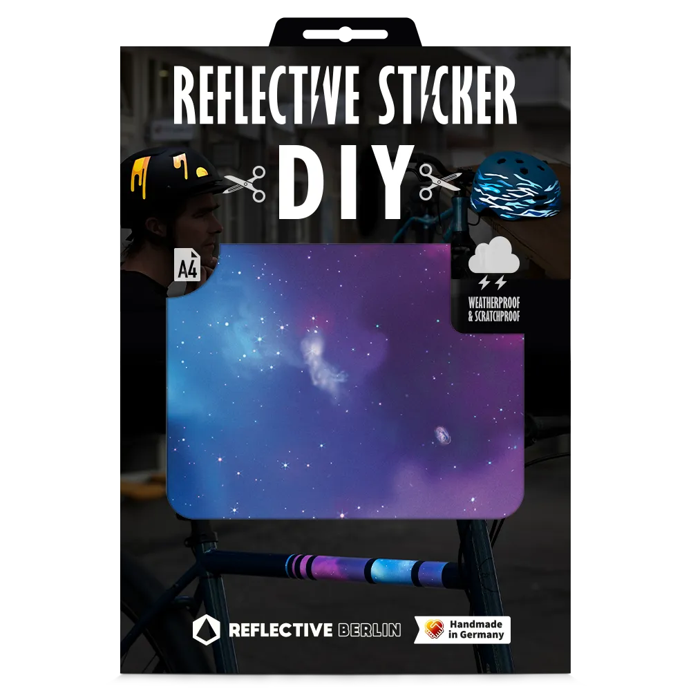 Reflective DIY Sticker: Space