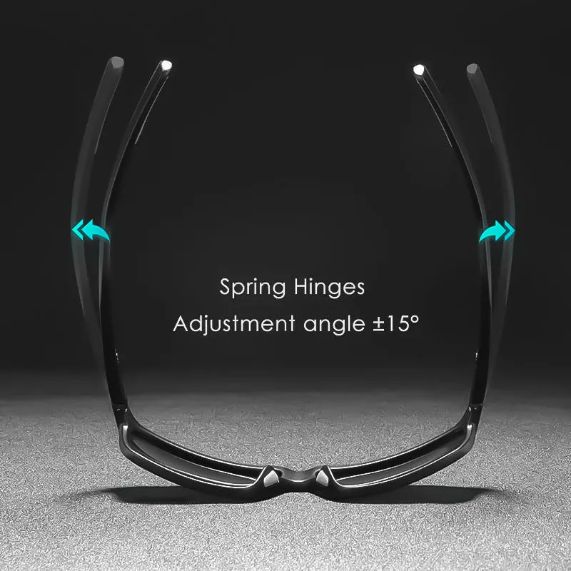 Reflective Glare Filtering Polarized Motorcycle Sunglasses