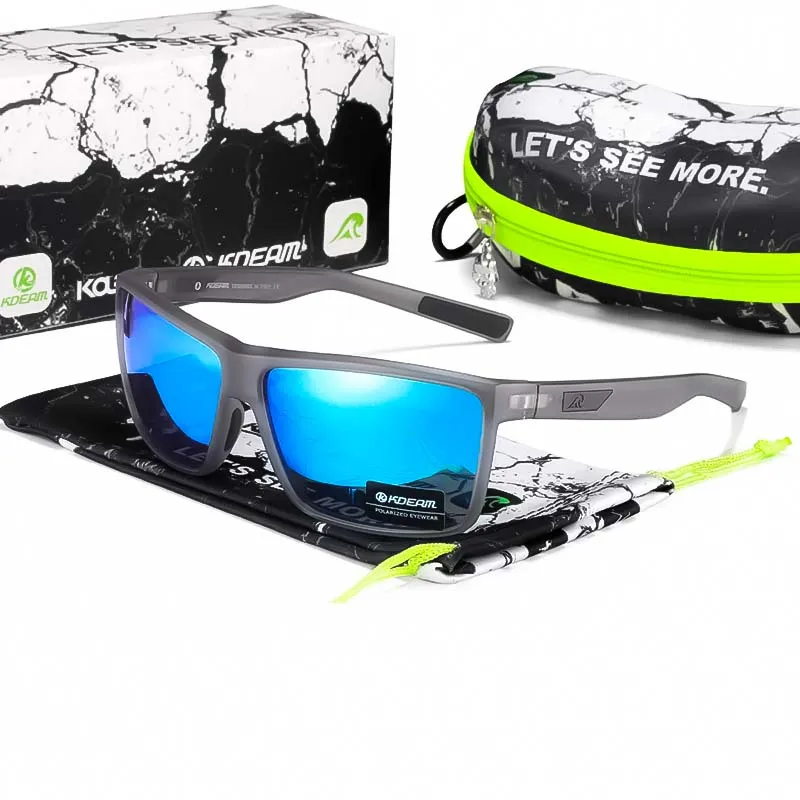 Reflective Glare Filtering Polarized Motorcycle Sunglasses