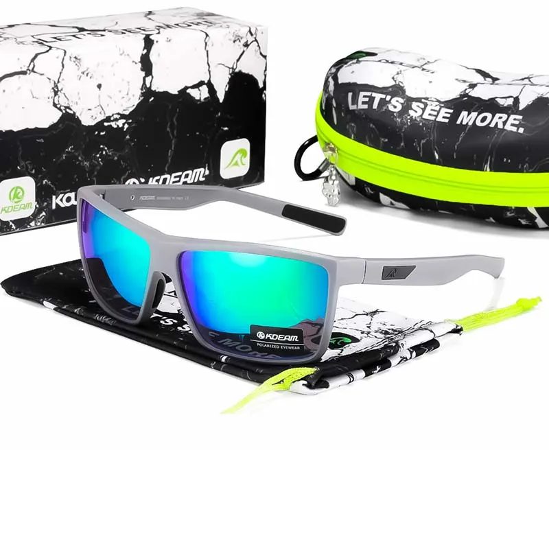 Reflective Glare Filtering Polarized Motorcycle Sunglasses