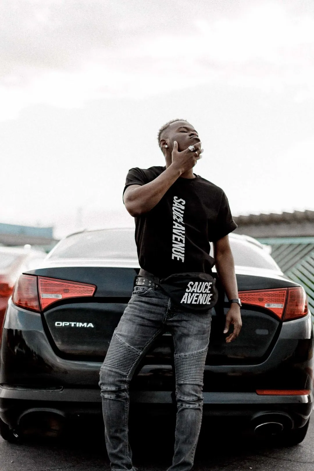 Reflective SA (Vertical) | Black Tee