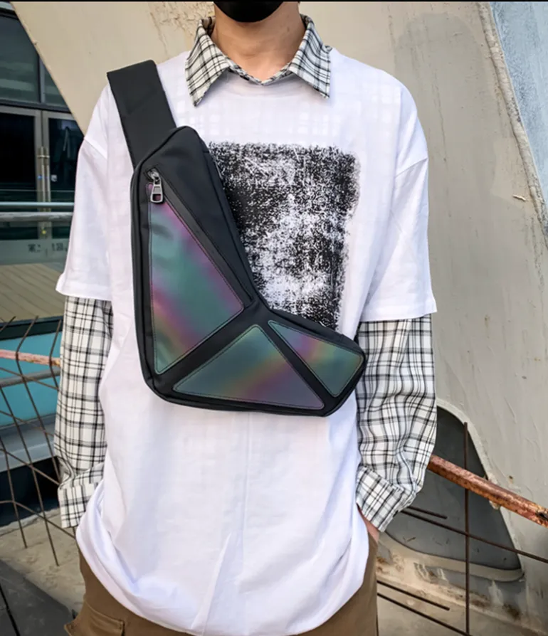 reflective sling bag