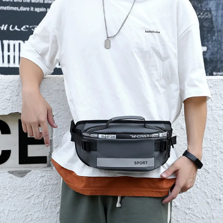 Reflective Waist Bags Men Crossbody Bag Pack For Travel