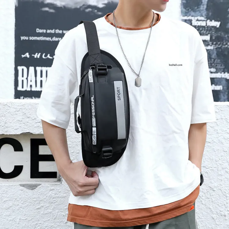 Reflective Waist Bags Men Crossbody Bag Pack For Travel