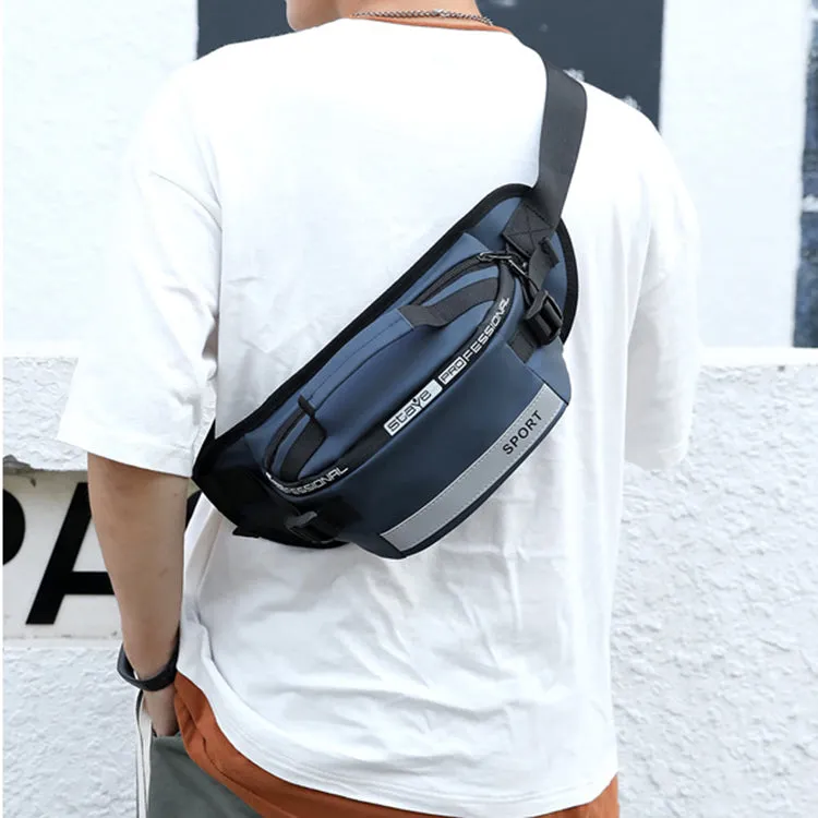 Reflective Waist Bags Men Crossbody Bag Pack For Travel