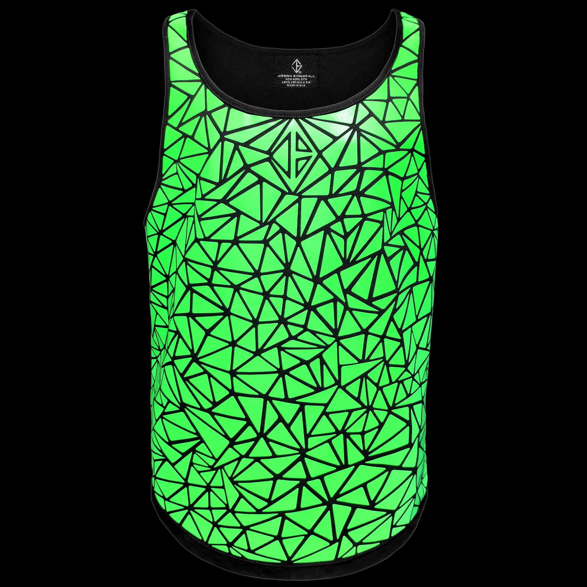 REFLEKT Mosaic Tank / Neon Green