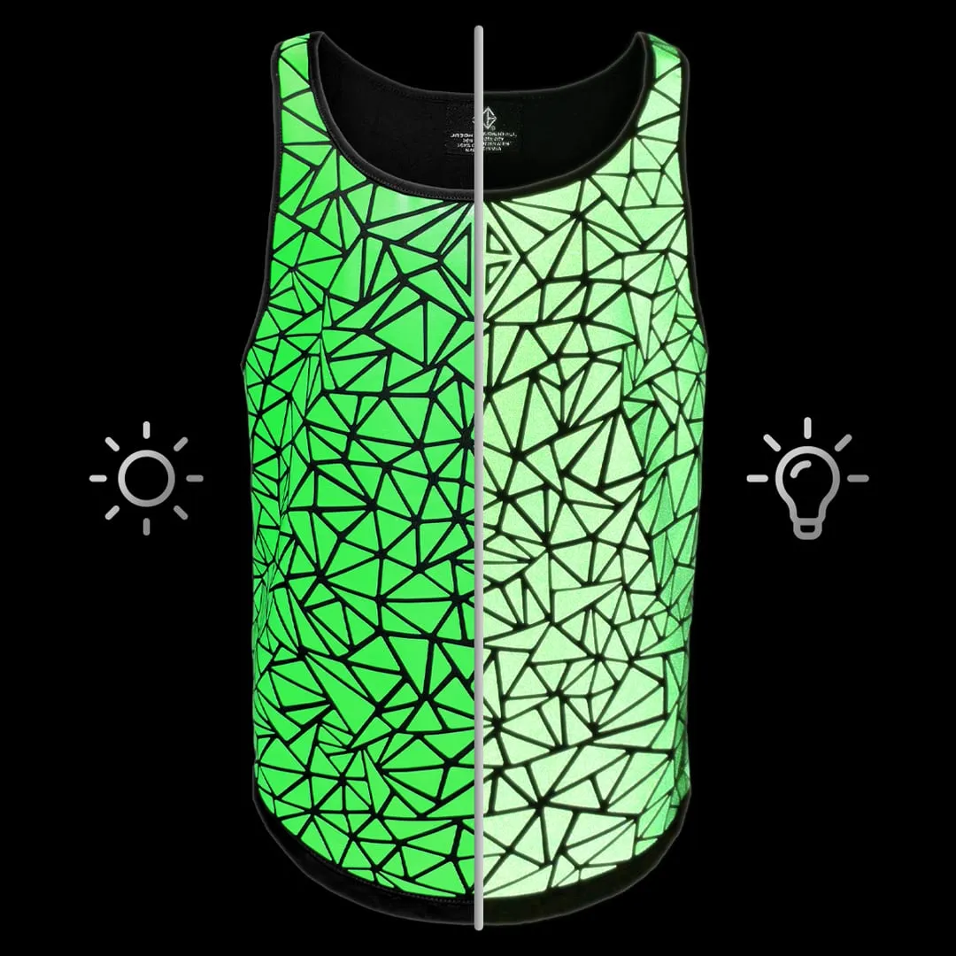 REFLEKT Mosaic Tank / Neon Green