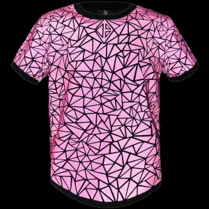 REFLEKT Mosaic Tee / Neon Pink