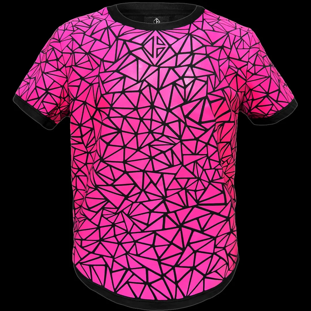 REFLEKT Mosaic Tee / Neon Pink