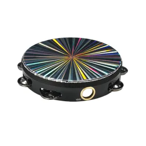 Remo TA-4108-48 8Inch Radiant Tambourine, Single Row Jingles