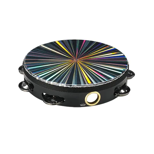 Remo TA-4108-48 8Inch Radiant Tambourine, Single Row Jingles