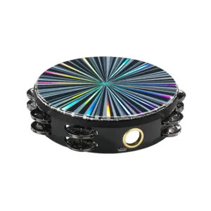 Remo TA-4208-48 8Inch Radiant Tambourine, Double Row Jingles