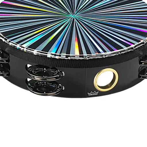 Remo TA-4208-48 8Inch Radiant Tambourine, Double Row Jingles