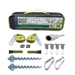 ReverseMate Ultimate Awning Tie Down Kit With Terra-Pegs