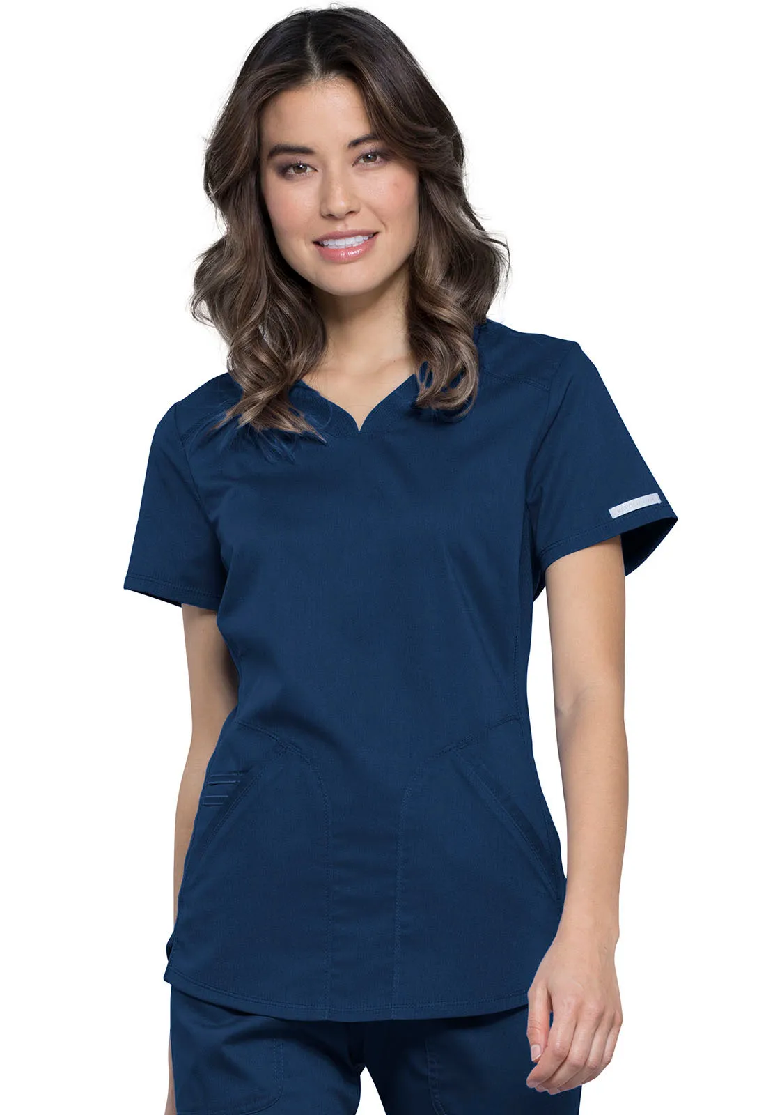 Revolution WW601 V-Neck Top Navy