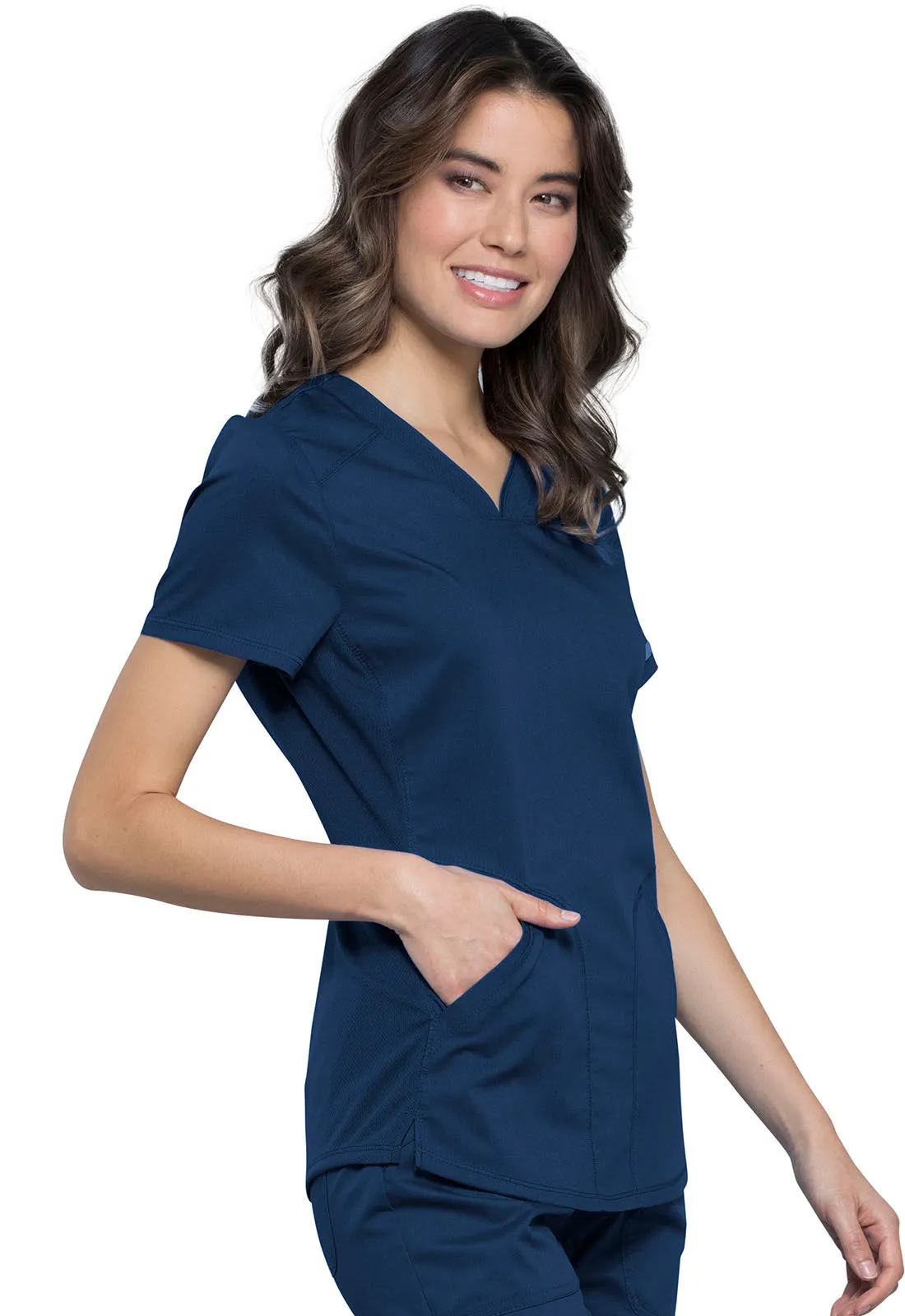 Revolution WW601 V-Neck Top Navy