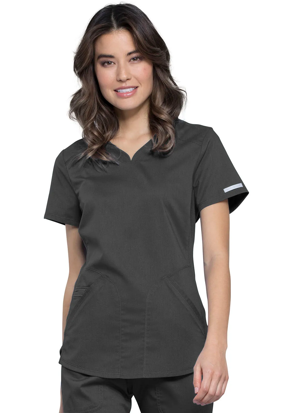 Revolution WW601 V-Neck Top Pewter