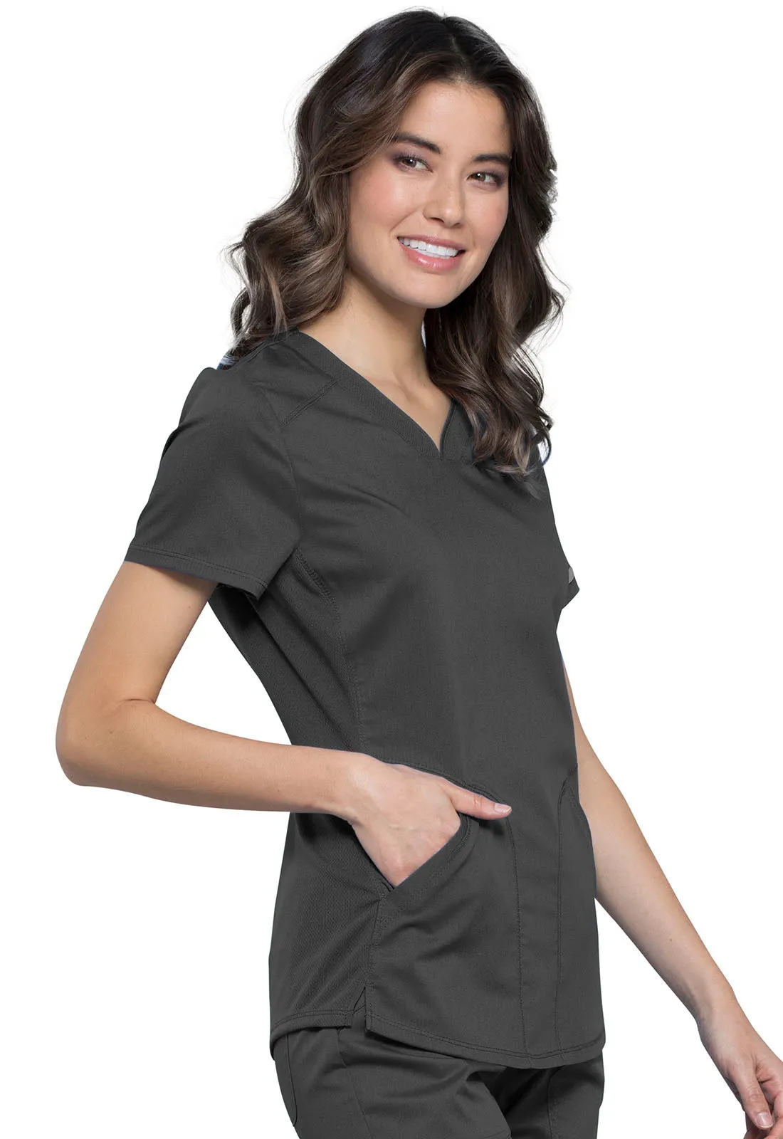 Revolution WW601 V-Neck Top Pewter