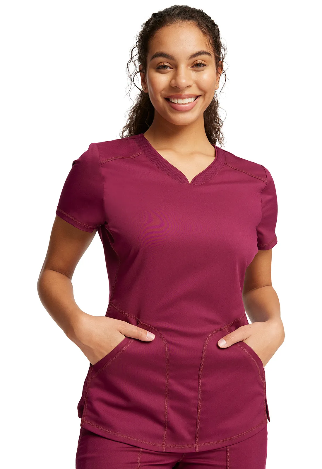 Revolution WW601 V-Neck Top Wine