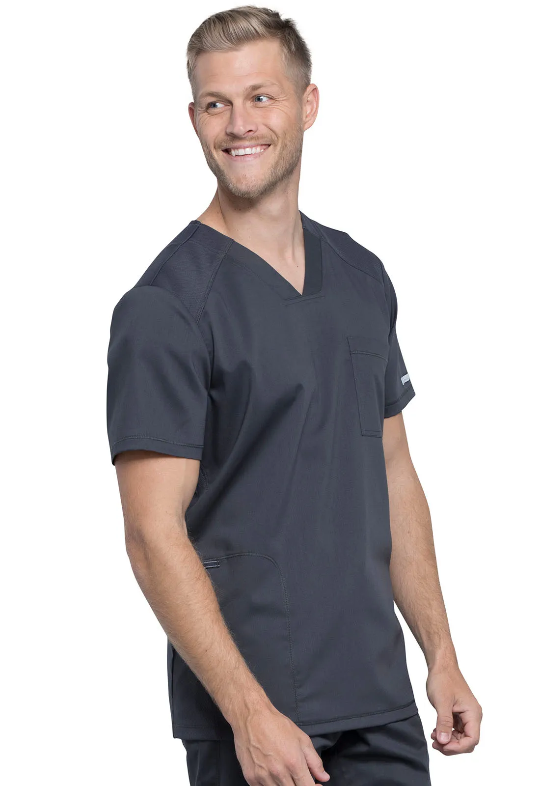 Revolution WW603 Men's V-Neck Top Pewter