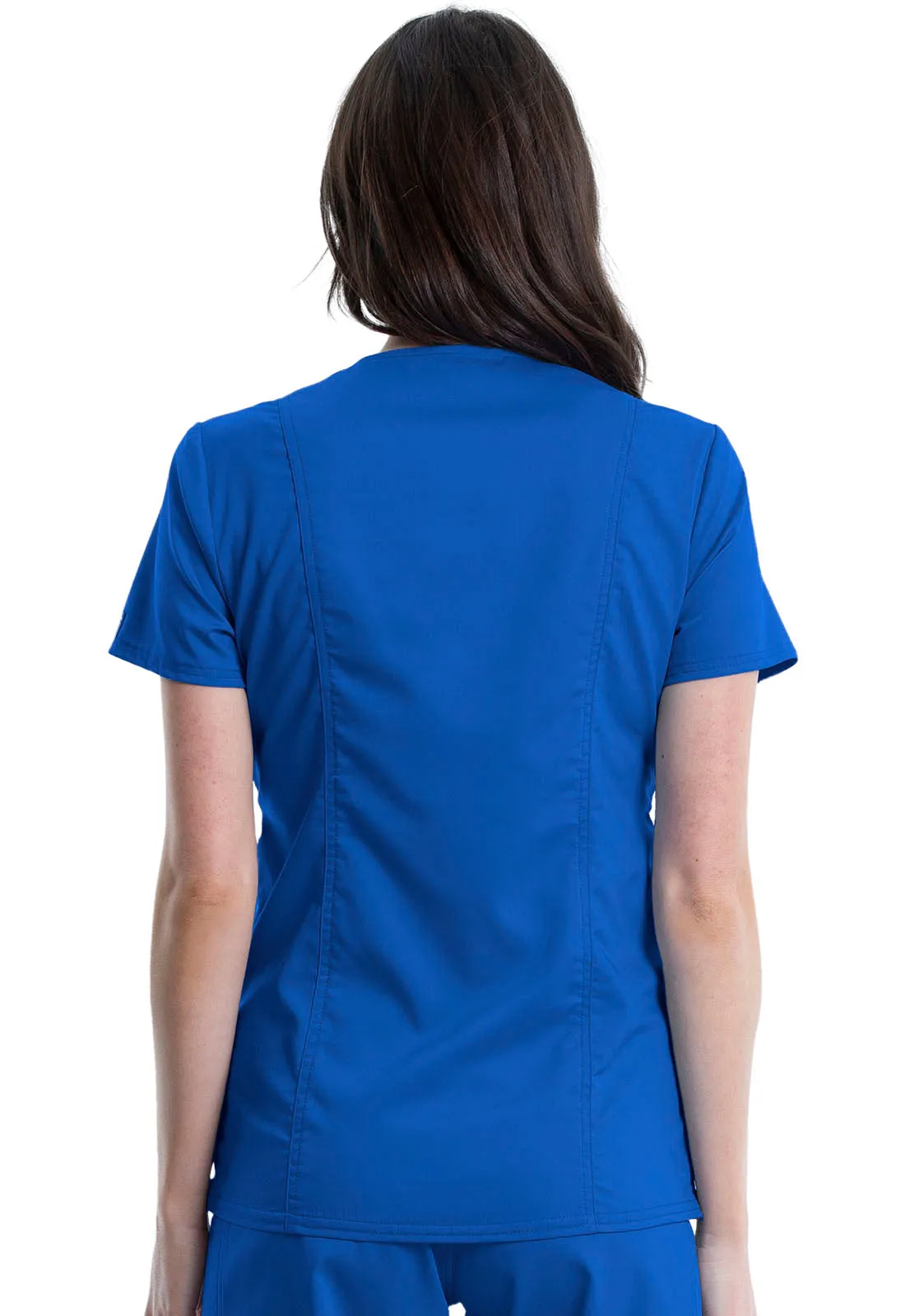 Revolution WW688 Maternity Mock Wrap Top Royal