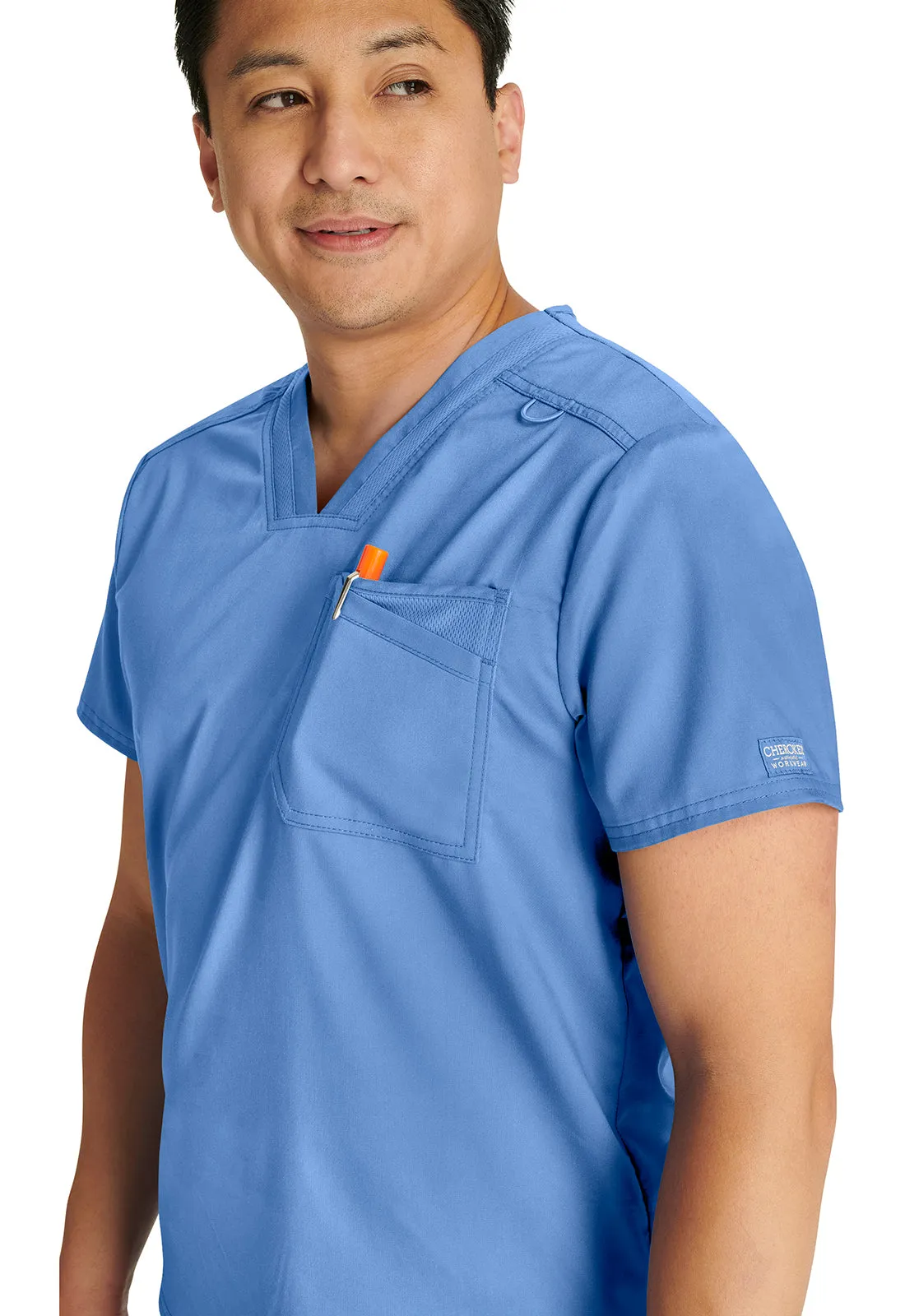 Revolution WW751 Men's V-Neck Top Ciel