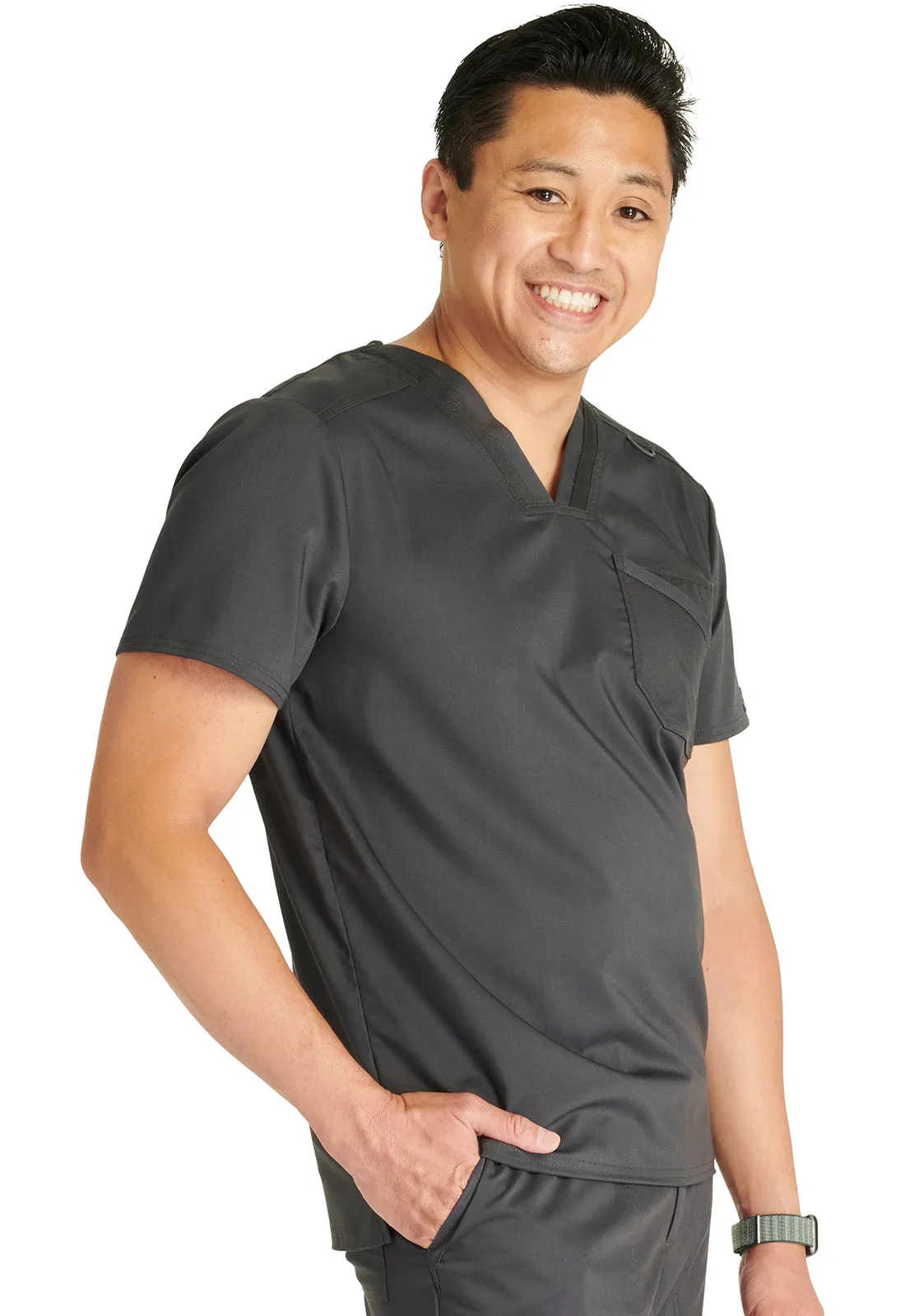 Revolution WW751 Men's V-Neck Top Pewter
