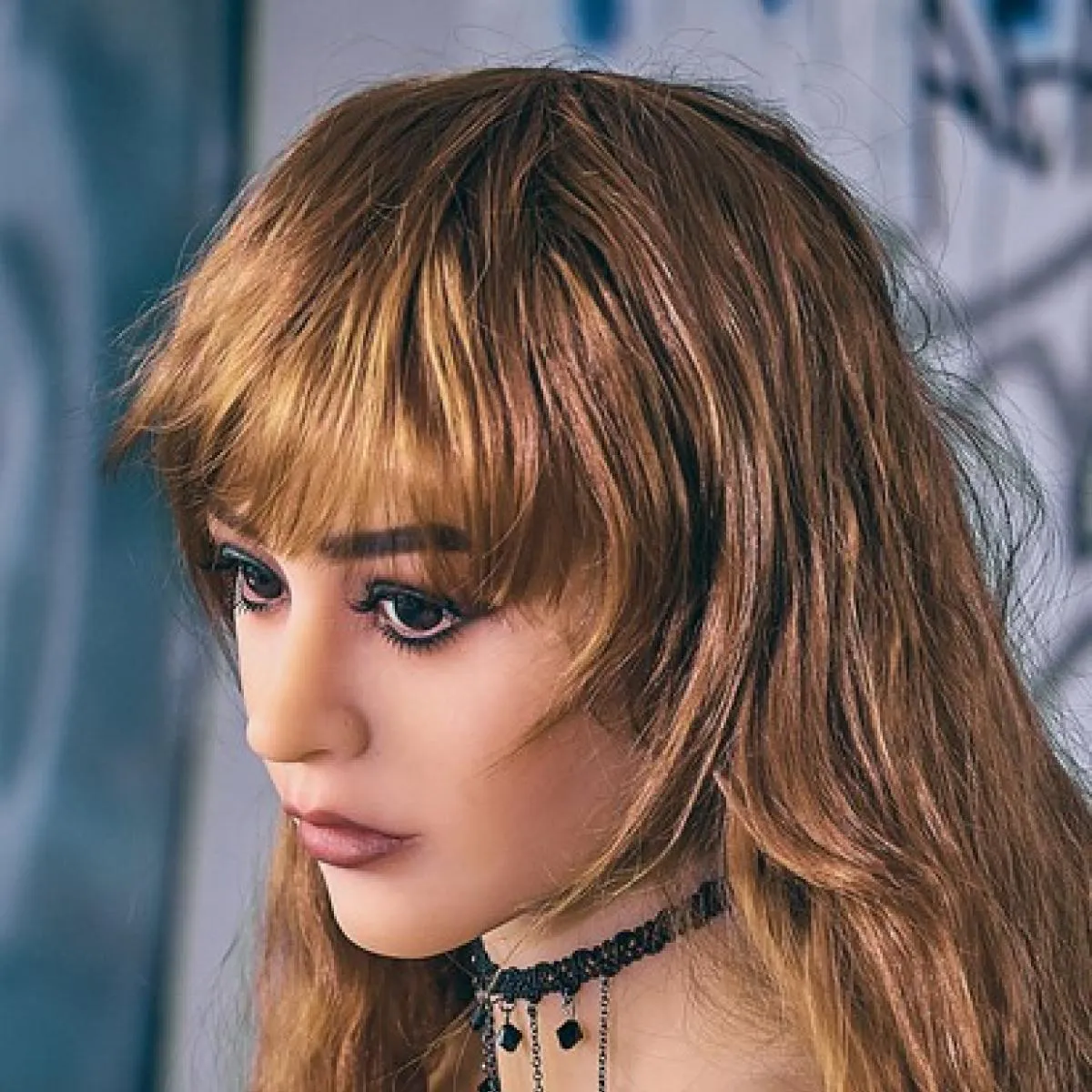 RF696 - Clearance item -  Neodoll Racy Julia - Sex Doll Head - M16 Compatible - Tan